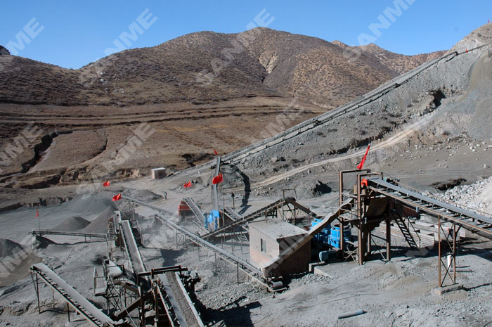 内蒙古时产100吨铁矿石破碎生产线